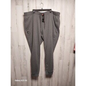 Under Armour Men's UA Rival Fleece Joggers 5XL Gray Tapered Leg Athleisure